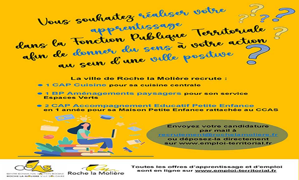 La ville recrute !!!