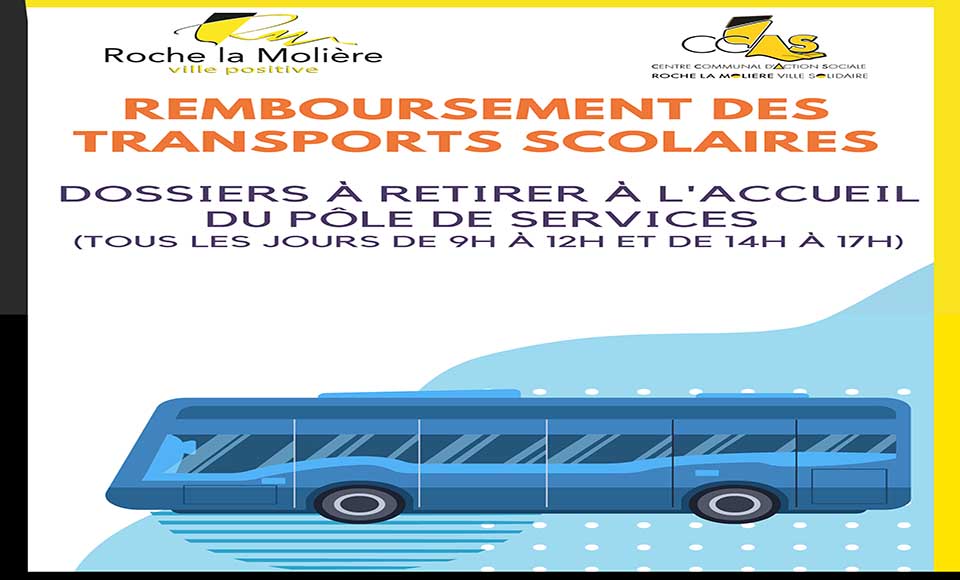 Remboursement des transports scolaires