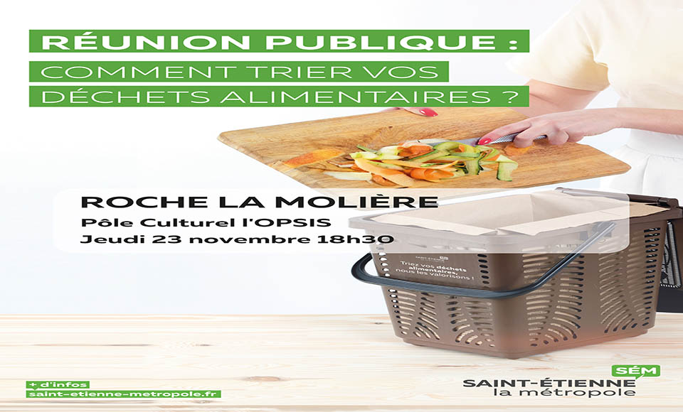 Réunion publique tri des déchets alimentaires